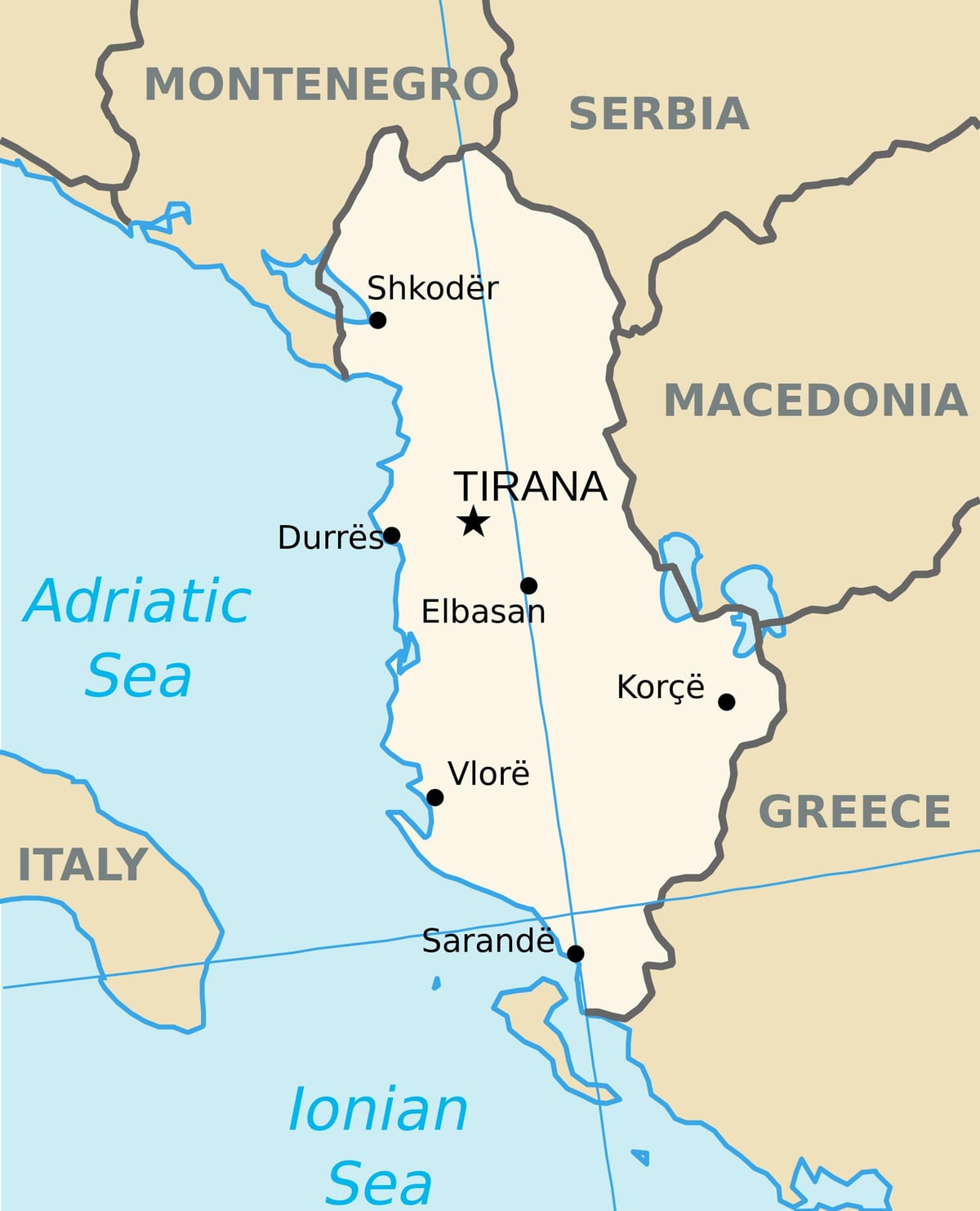 แผนที่ saranda อัลเบเนีย name