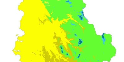 แผนที่ของอัลเบเนียสภาพอากาศ